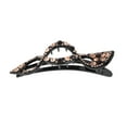 thumbnail image 4 of Unique Bargains 1 Pc Fashion Elegant Rhinestone Hair Clips for Home Coffee Color, 4 of 5