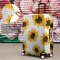 thumbnail image 4 of White Sunflower Pattern Luggage Cover Fashion Suitcase Cover Baggage Covers Fit 25-28 Inch Luggage (Go Travel), 4 of 5