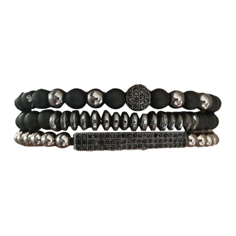 XHXGZ Pura Vida Bracelets 3Pc/Sets 8mm Bar Charms Bracelets Sets