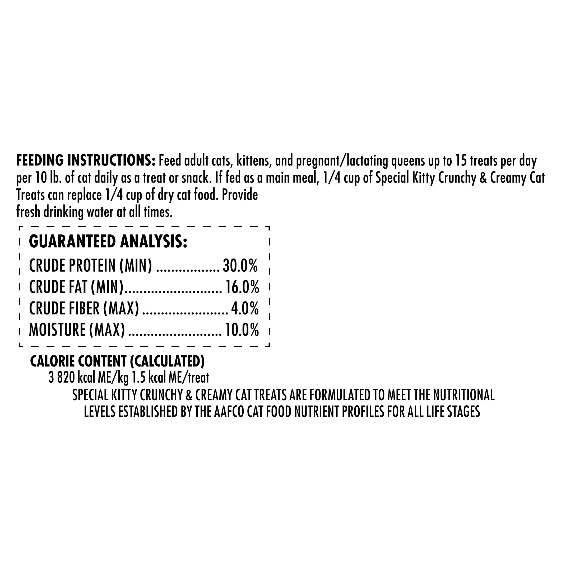 Special Kitty Crunchy & Creamy Cat Treats, Tuna Flavor, 3 oz