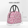 thumbnail image 2 of Fotbe Cute Rabbit Pattern Lunch Bag, Insulated Lunch Box, Small Leakproof Cooler Food Lunch Containers Reusable High Capacity Lunch Tote Bags for Work, Travel, Outdoor, 2 of 6