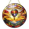 thumbnail image 2 of Bohemian Style Acrylic Wall Of 3 Colorful Boho Designs In 2 Sizes Indoor Outdoor Shatterproof Hanging For Living Room Patio Garden, 2 of 6