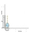 thumbnail image 3 of ANGARA Natural 1.6 ct Aquamarine Teardrop Pendant with Diamond Accents in 14K Yellow Gold for Women (Size-10x7mm) | March Birthstone, Anniversary, Jewelry Gift for Women | Natural Aquamarine Necklace, 3 of 8