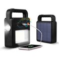 thumbnail image 1 of Solar Camping Lights Battery Operated Emergency Light,Handheld Solar Camping Flashlights,3 Modes of USB Rechargeable Solar Powered Lanterns for Outdoor/Indoor/Camping/Fishing Black, 1 of 7