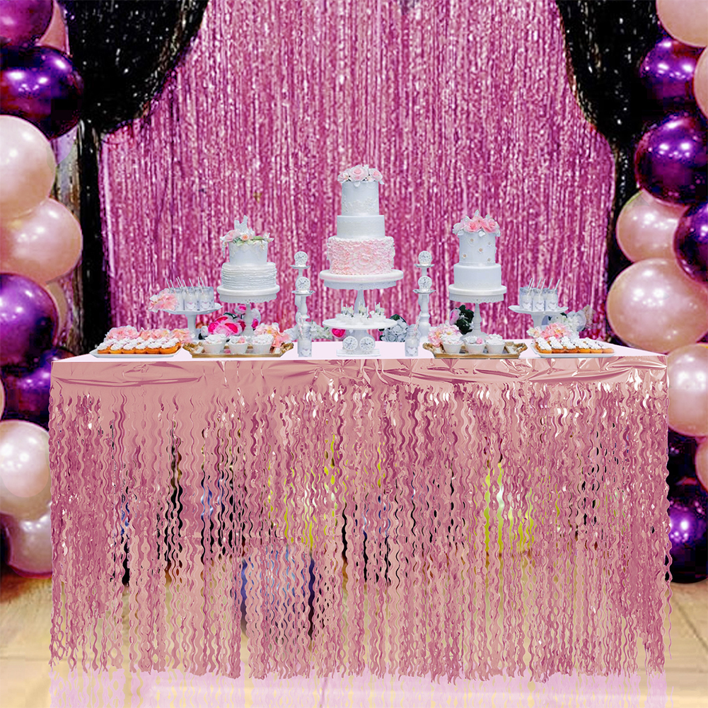 fringe table skirt walmart