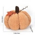 thumbnail image 3 of Fall Throw Pillows Pumpkin Shaped Decorative Cushion 20 cm x 15 cm Polyester Fill Polypropylene Cotton Stuffed for Home Office Party, 3 of 7