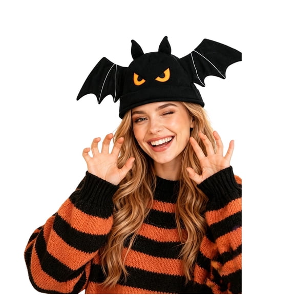 Bainana Halloween Bat Cosplay Hat For Women Men Novelty Hat Fashion Cute Festival Events Headwear