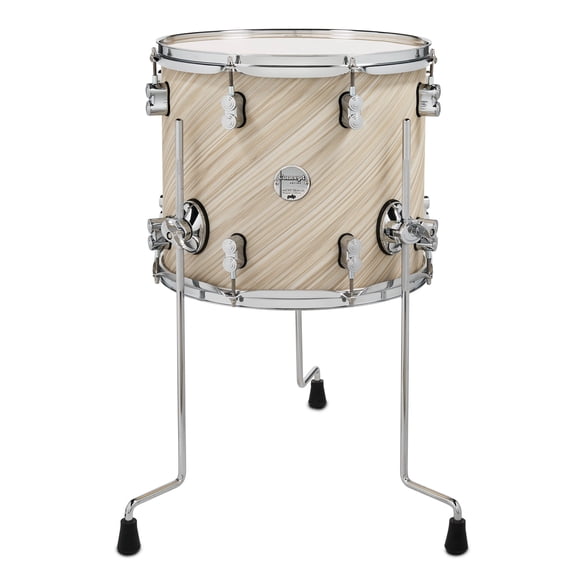 PDP Concept Maple 12x14 Floor Tom Twisted Ivory Finish Ply with Chrome Hardware