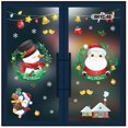 thumbnail image 2 of 32 Options Christmas Wall Stickers Window Decals Santa Xmas Decor Diy Reusable, 2 of 2