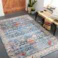 thumbnail image 2 of Iris IRS-2349 9' x 12' Rug in Red/Yellow/Orange/Blue/Tan/Taupe/Cream, 2 of 7