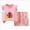 A61-Pink, variant on Toddler Girls 1-3T 2PC Summer Outfit Set Adorable Soft Top Casual Shorts Gibobby,3-4 Years,Orange