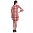 thumbnail image 4 of Moomaya Robe Courte Imprimée pour Femmes, Manches Évasées, Coupe Droite, Robes pour Femmes, Vêtements d'Été Décontractés, 4 of 6