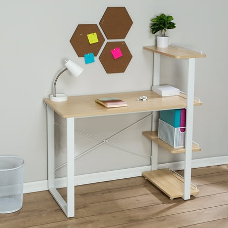 UPC: 0847539093093 | Honey-Can-Do Home Office Computer Desk with Shelves White