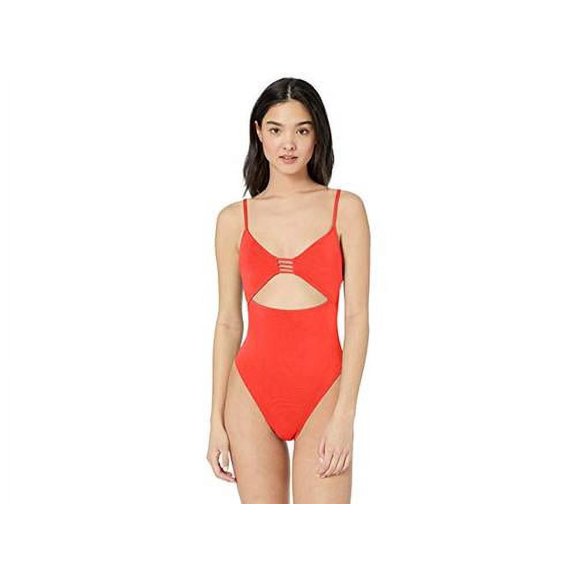 Hobie Women's Front Keyhole Cut Out One Piece Swimsuit