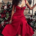 thumbnail image 3 of Fashion Print Bustier Sundress Drawstring Lace Sleeveless Dress For Women-Yvan, 3 of 5