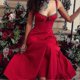 thumbnail image 3 of Fashion Print Bustier Sundress Drawstring Lace Sleeveless Dress For Women-Yvan, 3 of 5