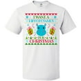thumbnail image 3 of Inktastic I Want a Hippopotamus for Christmas Cute Ugly Sweater T-Shirt, 3 of 5
