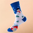 thumbnail image 1 of Adult Novelty Christmas Socks Festive Santa and Bells Design Multi Pack for Holiday, 1 of 3