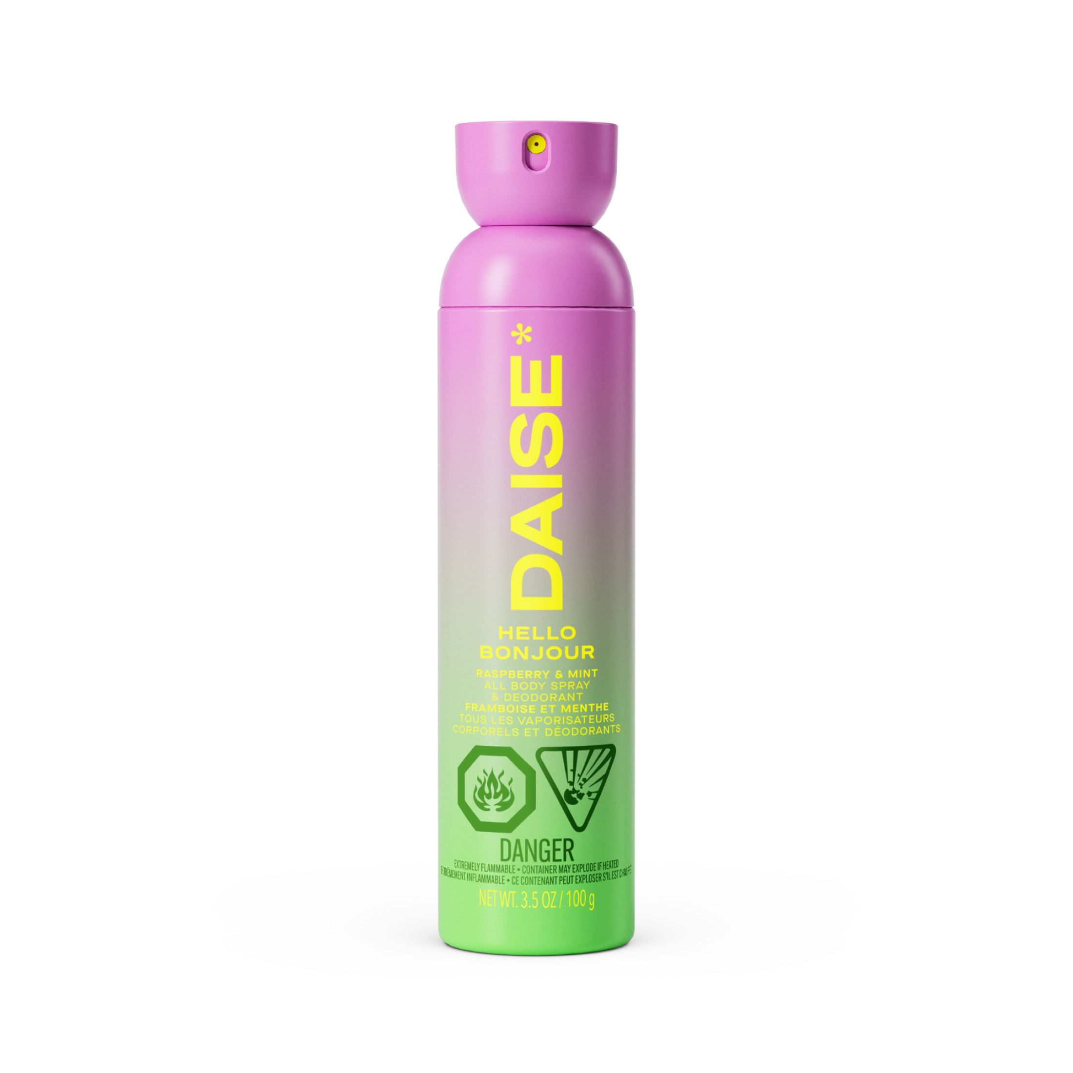 DAISE Hello Daise All Body Spray & Deodorant in Raspberry & Mint for ...