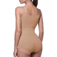 thumbnail image 7 of QRIC Women Waist Trainer Shapewear Tummy Control Fajas Colombianas Body Shaper Sexy V-Neck Slim Bodysuit Tops (S-L), 7 of 7