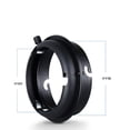 thumbnail image 2 of Anillo adaptador Fomito Elinchrom a Bowens Mount para Monolight, 2 of 8