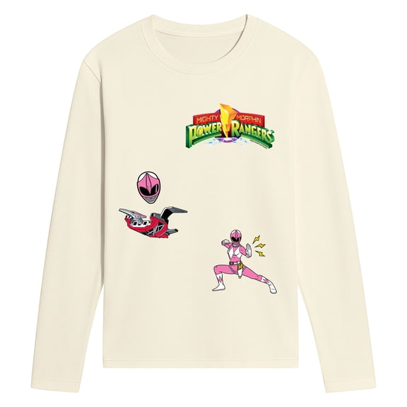 Power Rangers - Logo Icons Long Sleeve Graphic T-Shirt