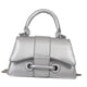 thumbnail image 4 of Bolso con cadena, monedero, bolso de mano informal para vacaciones, bolso cruzado Plata, 4 of 9