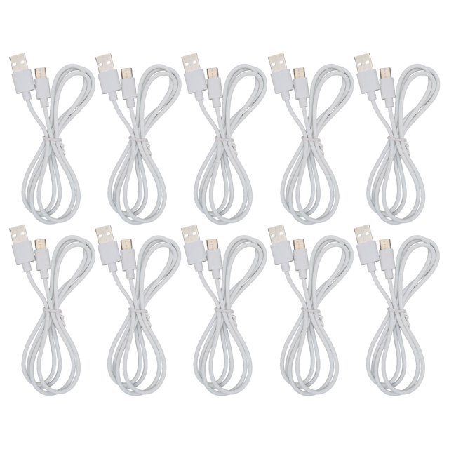 Cable De Carga Para Teléfono, Cable De Interfaz Tipo C Resistente Al Desgaste, Seguro, Flexible, Blanco Para Teléfono Móvil ANGGREK Phone Charging Cable