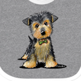 thumbnail image 4 of Inktastic Little Gent Yorkie Boys or Girls Baby Bib, 4 of 4