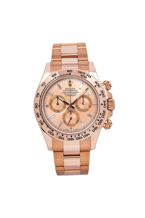 Pre-Owned Rolex Daytona 116505 40MM Rose Gold Dial With Rose Gold Bracelet