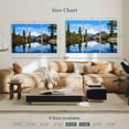 thumbnail image 4 of Elephant Stock Mount Shasta Heart Lake Wall Art - Horizontal Multi Panel Canvas - Living Room Wall Decor - Nature Multi Panel - Blue And Green Decor - 50" x 32", 4 of 8