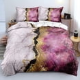 thumbnail image 1 of Duvet Cover Set Full Size Sequin Gold Bedding Comforter Covers with 2 Pillow, 1 of 7