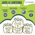 thumbnail image 2 of ProductWorks Pro Line Jack-O-Lanterns Halloween Yard Decoration LED Pumpkins, 2 of 10