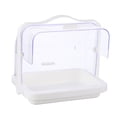 thumbnail image 4 of Phenofice 1Pcs Cake Container Plastic Double-opening Design Dessert Display Tray for Baking, 4 of 6