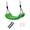Green, variant on Soft Swing Seat Suspension Rope for and Adults with Quick Connection Design Outdoor Swing