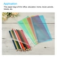 thumbnail image 5 of Uxcell Clear Fog A6 Paper Document Bill Pouch Zipper File Bags, Blue 10 Pack, 5 of 5