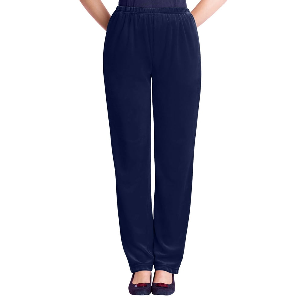 Woman Within - Woman Within Women's Plus Size Velour Pant Pant ...