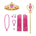thumbnail image 2 of Accesorios para niñas pequeñas, accesorios de princesa, diadema rosa, corona, peluca, collar, fiesta, Aurora, Cosplay, trajes de vestir, 2 of 5