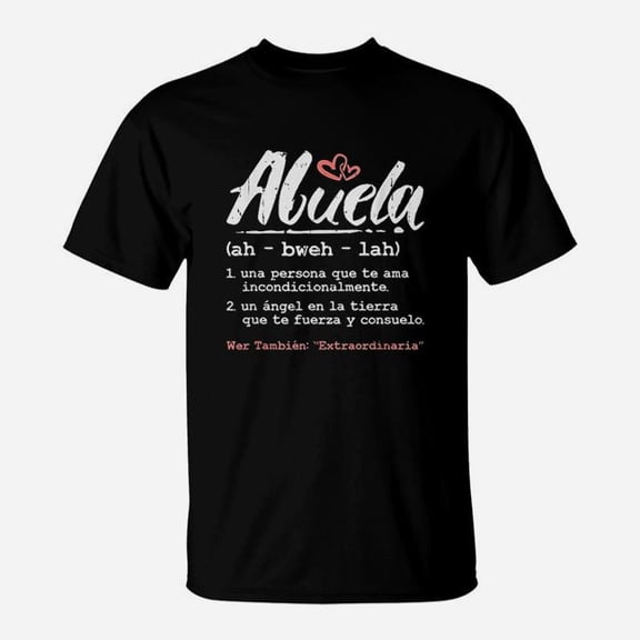 Abuela Mothers Day Gift In Spanish TShirt