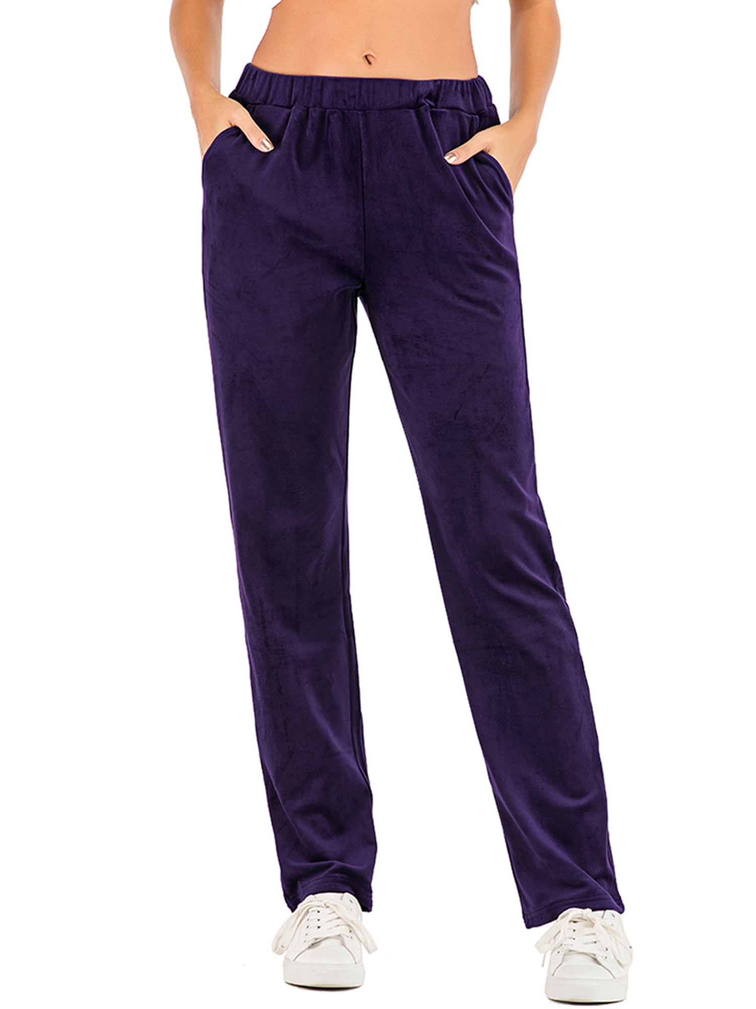 Lelinta - LELINTA Women's Jogger Pants Velvet Drawstring Sweatpants ...