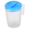 thumbnail image 1 of CRAFTHROU Iced Coffee Pitcher Portable Water Jug PP for Office Use Blue Cap 1Set, 1 of 8