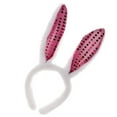 thumbnail image 1 of GUOOL Headband Rabbit Ear Hairband Baby Shower Party Peach, 1 of 7