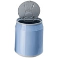 thumbnail image 1 of 1Set Table Waste Bin Can Shaped for Home Space and Office Use in Sky-Blue Plastic Material, 1 of 8