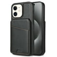 thumbnail image 3 of Compatible With iPhone 11 Wallet Case,PU Leather,Back Flip Kickstand,Detachable Magnetic Wallet,With Card Slots,Shockproof Rugged Ultra Slim Anti-fall Phone Case Cover,Black, 3 of 10