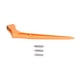 thumbnail image 3 of Craft Cutting Tools 360 Degree Rotating Stainless Steel Carving Knife with 3 Blades for Crafts Scrapbook StencilOrange, 3 of 10