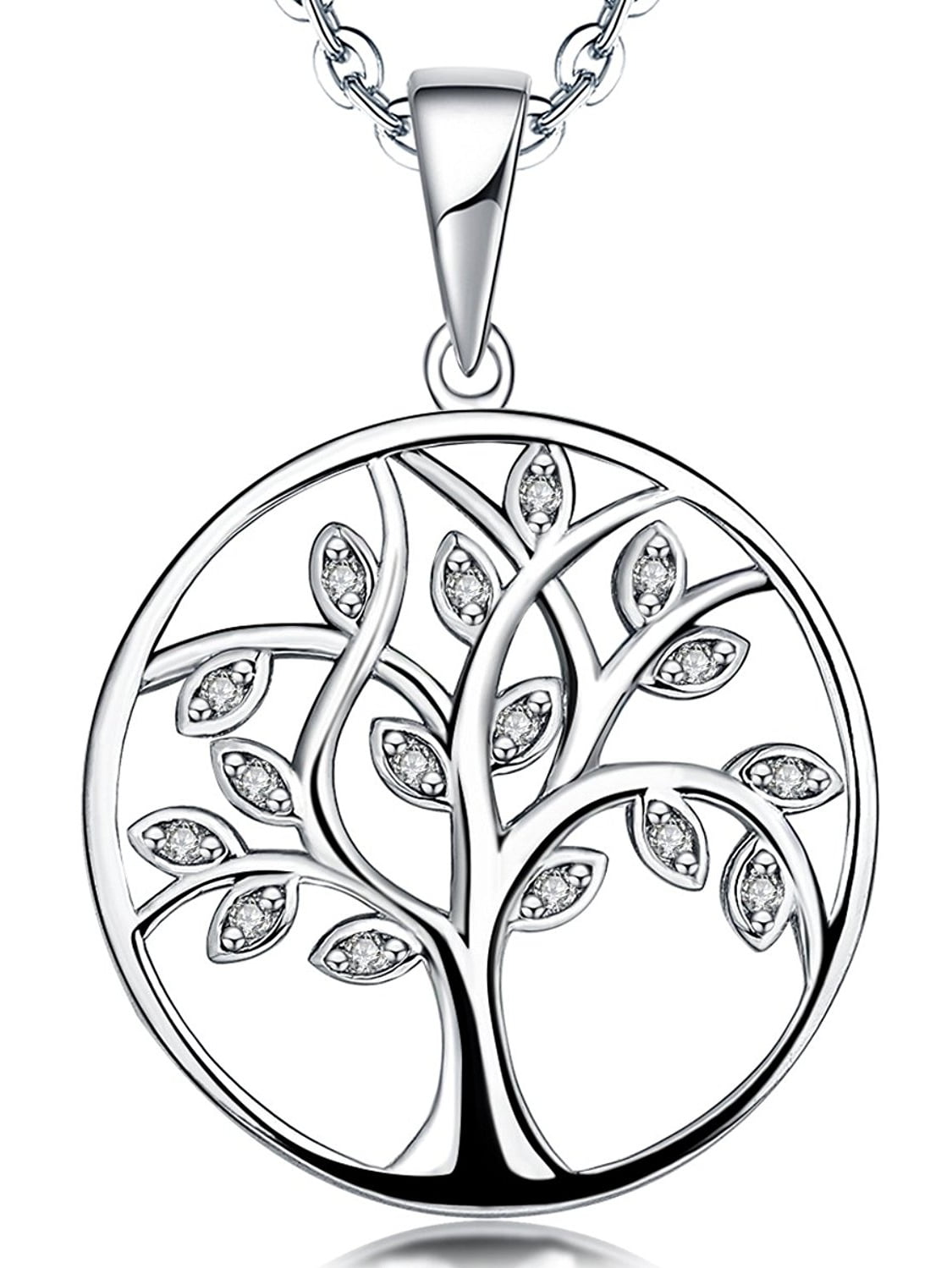 Tree of Life 925 Sterling Silver Pendant Corona Sun Jewelry 