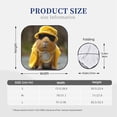 thumbnail image 3 of Saiise Heavy Metal Style Guinea Pig for Foldable Car Sun Shades (2-Pack) Offer Sun Protection with an Easy-fold Design for Convenient Windshield Shading-Large, 3 of 6