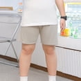 thumbnail image 5 of Amidoa Boys Baggy Solid Color Cargo Shorts 鈥?Elastic Waist Summer Casual Shorts, 5 of 7