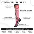 thumbnail image 3 of Lsque Cheetah On Toilet Humor Art Pattern Sport Compression Socks for Men & Women 15-20 mmHg Knee High Nurse Pregnant Running Medical and Travel Athletic, 3 of 6