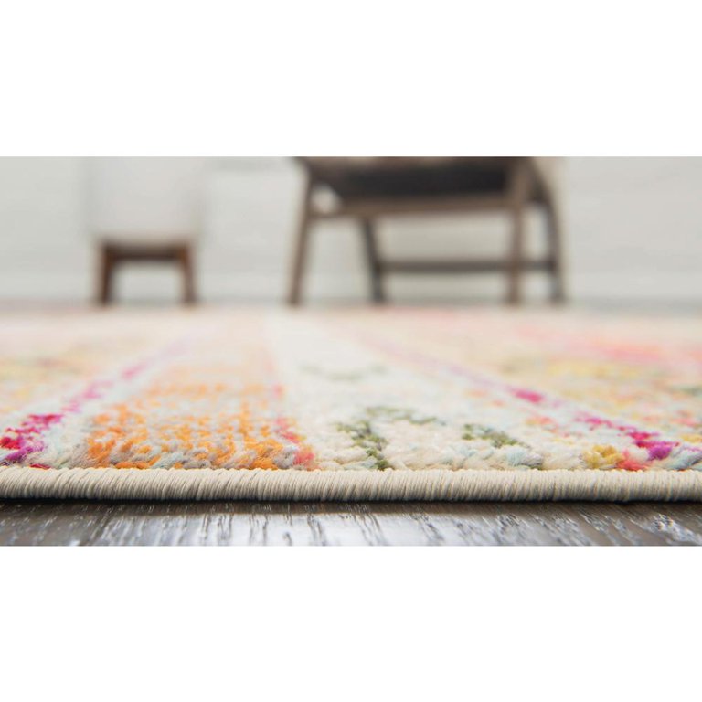 Unique Loom Yosemite Sedona Rug Multi/Blue 2' 2 x 6' 9 Runner